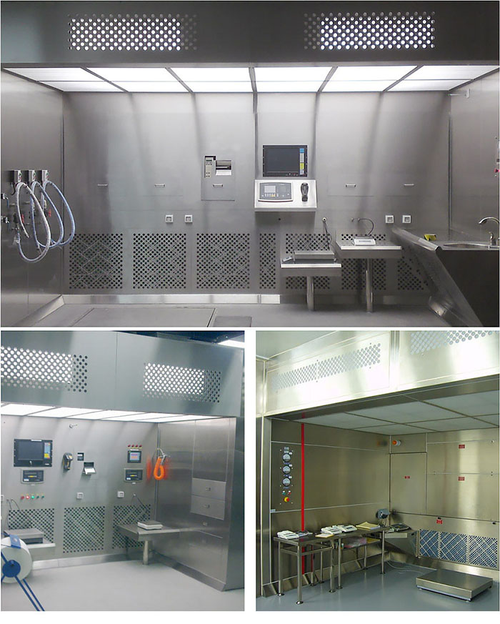 負(fù)壓稱(chēng)稱(chēng)量罩通過(guò)創(chuàng)造一個(gè)低氣壓的環(huán)境,防止生產(chǎn)過(guò)程中的粉塵、揮發(fā)物等有害物質(zhì)逸散到外界環(huán)境中,同時(shí)確保稱(chēng)量結(jié)果的準(zhǔn)確性。 負(fù)壓稱(chēng)稱(chēng)量罩通過(guò)創(chuàng)造一個(gè)低氣壓的環(huán)境,防止生產(chǎn)過(guò)程中的粉塵、揮發(fā)物等有害物質(zhì)逸散到外界環(huán)境中,同時(shí)確保稱(chēng)量結(jié)果的準(zhǔn)確性。